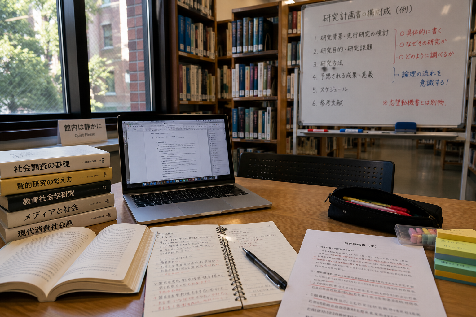 研究计划书和陈述性自我介绍（志望動機書）是同一个东西吗
